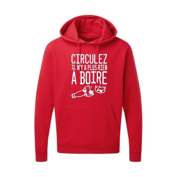 Circulez il n'y a plus rien à boire Blanc SG - Hooded Sweatshirt Sweat capuche