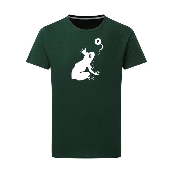 Prince Rainette Blanc -Flex Blanc sur T-shirt SG  Bottle Green  2XL