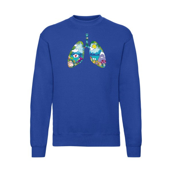 happy lungs Fruit of the loom 280 g/m² Sweat shirt