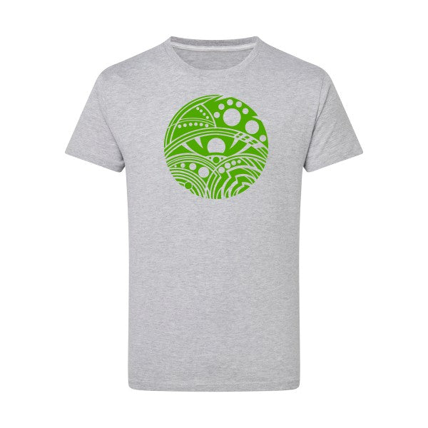 Eye vert pomme -Flex vert pomme sur T-shirt SG  Light Oxford  5XL