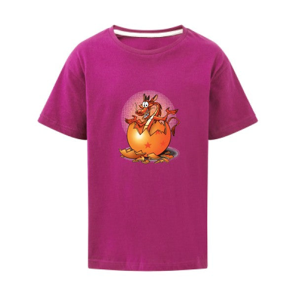 Dragon surprise SG - Kids T-shirt enfant Dark Pink Taille 152 (11-12/2XL)