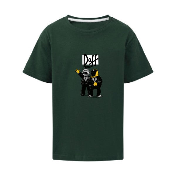 Daff Punk SG - Kids T-shirt enfant Bottle Green Taille 152 (11-12/2XL)