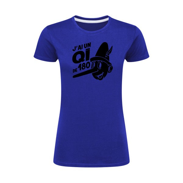 Quotient intellectuel Noir |T shirt original femme|SG