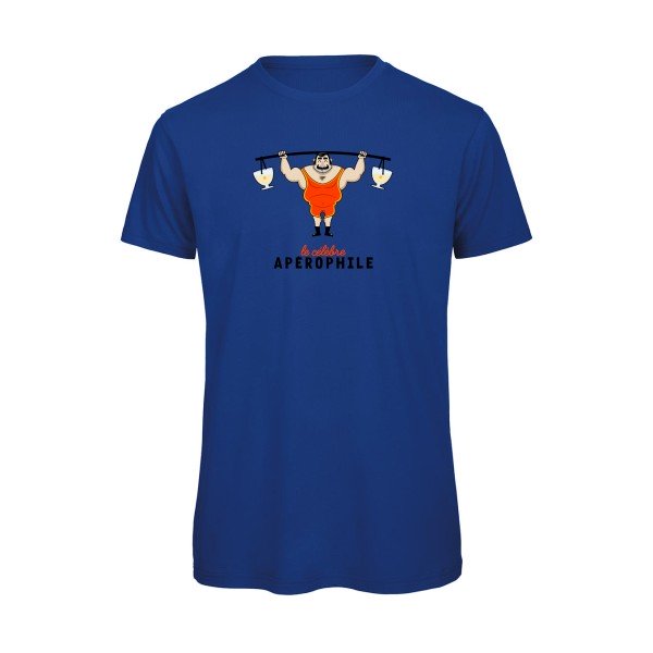 T-shirt humour original Aperophile T Shirt couleur Royal Blue