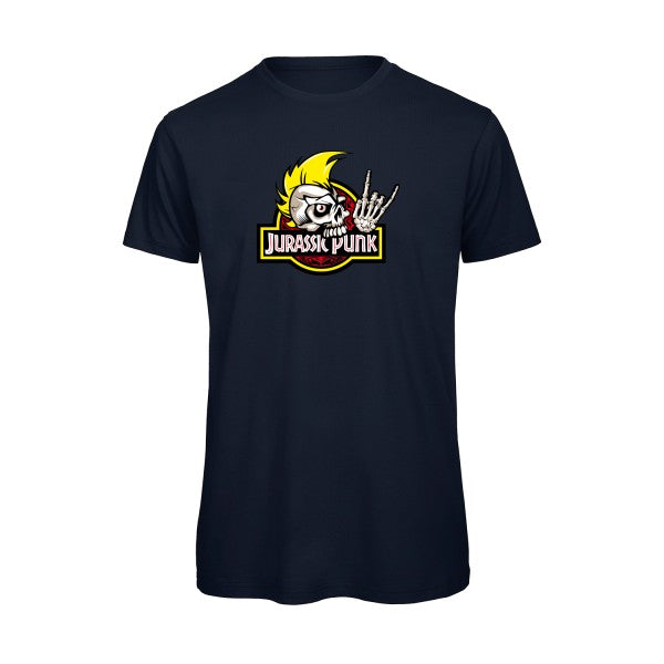 T-shirt humour original Jurassik Punk T Shirt couleur Navy