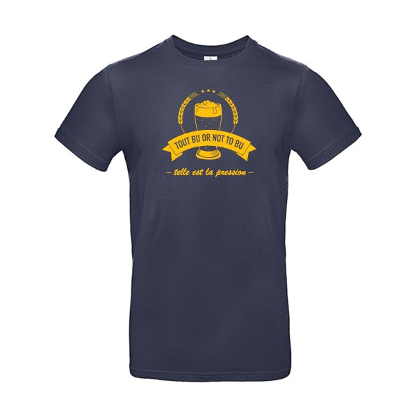 Telle est la pressionFlex jaune or- T-shirt E190|Navy Blue||2XL