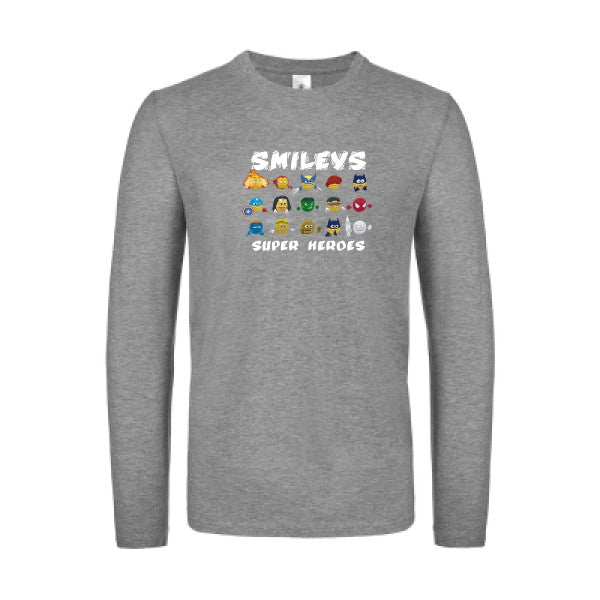 Super Smileys B&C - E150 LSL T-shirt manches longues léger