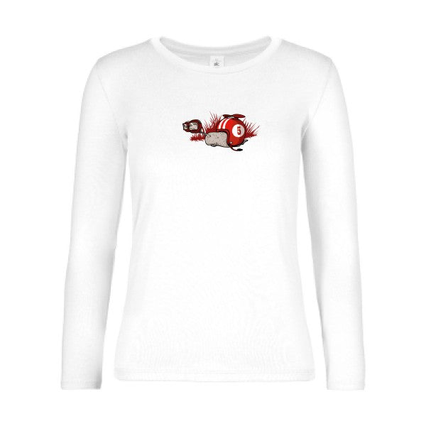 t-shirt lsl femme F0-  White flex 