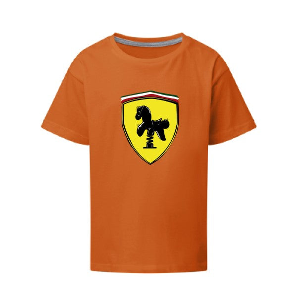 Ferrari SG - Kids T-shirt enfant Orange Taille 152 (11-12/2XL)