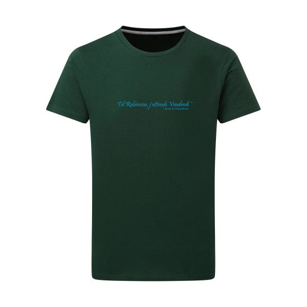 Yes, Vendredi ! - Flex bleu clair Tshirt original Bottle Green  2XL