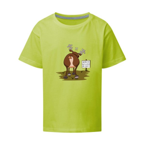 Gaz à effet de cerf SG - Kids T-shirt enfant Lime Taille 152 (11-12/2XL)