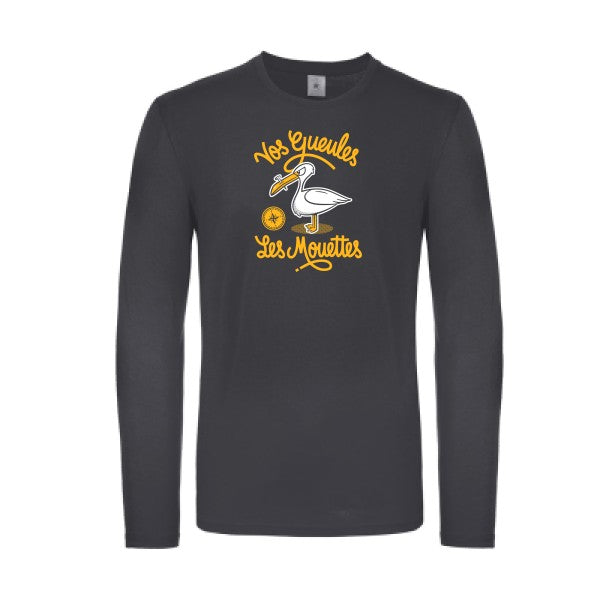 Vos gueules les mouettes B&C - E150 LSL T-shirt manches longues léger