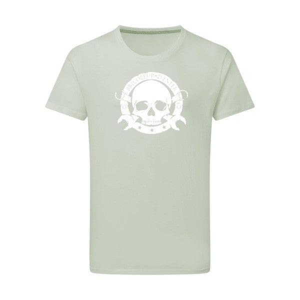 bricoleur d'enfer - Flex Blanc Tshirt original Pastel Macchiato  2XL