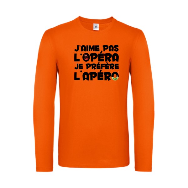 opérapéro B&C - E150 LSL T-shirt manches longues léger