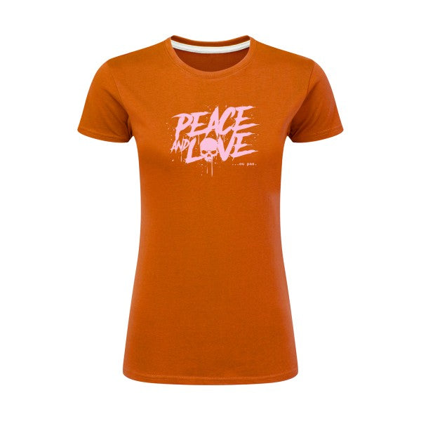 Peace or no peace  |Rose |T shirt original femme|SG