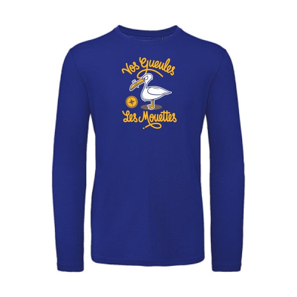 Vos gueules les mouettes | T-shirt original LSL Cobalt Blue 2XL