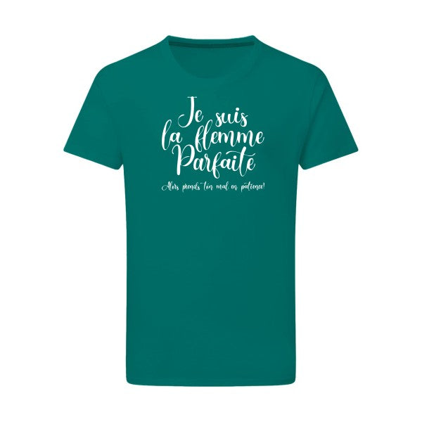 La flemme parfaite - Flex Blanc Tshirt original Emerald Green  2XL