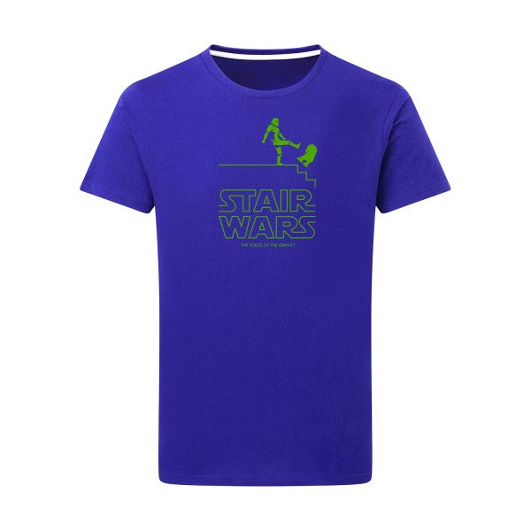 STAIR WARS vert pomme -Flex vert pomme sur T-shirt SG  Royal Blue  5XL