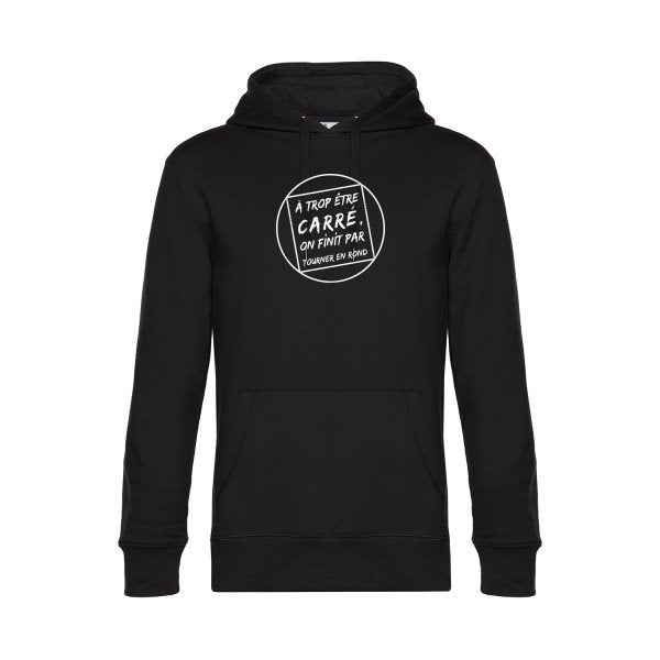 Cercle-vicieux sweat shirt original Black flex Blanc impression Face
