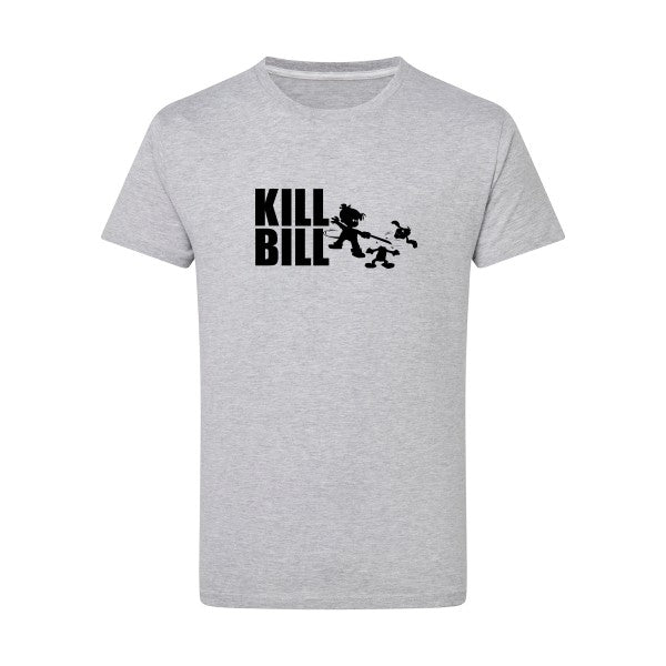 kill bill noir -Flex noir sur T-shirt SG  Light Oxford  5XL