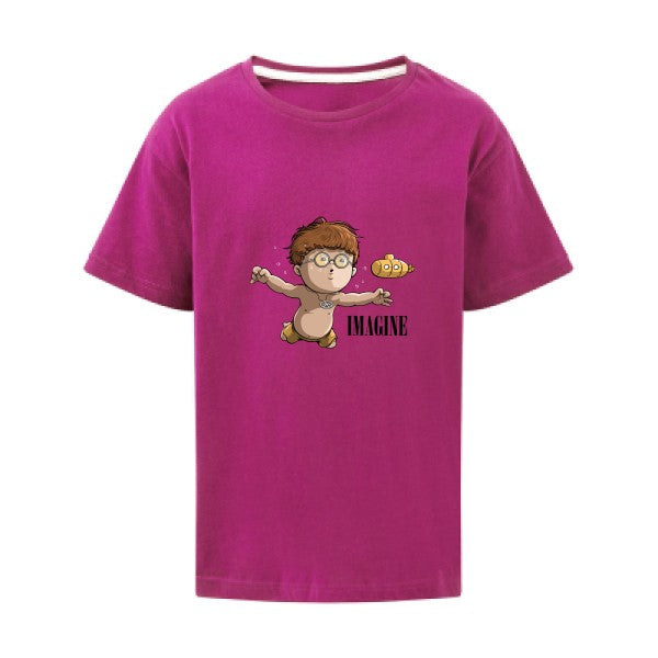 Imagine... SG - Kids T-shirt enfant Dark Pink Taille 152 (11-12/2XL)