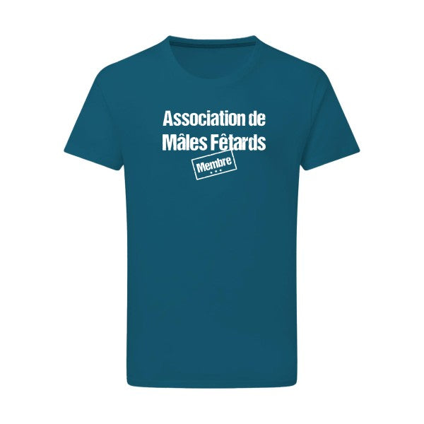 Association de Mâles Fêtards - Flex Blanc Tshirt original Petrol  2XL