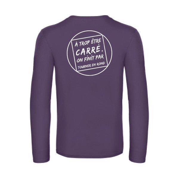 cercle vicieux - t shirt- manches- longues- original- humour- Urban Purple impression Dos