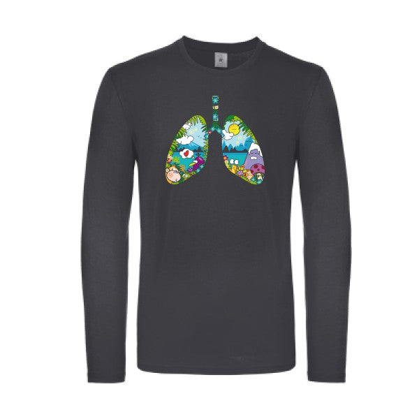 happy lungs B&C - E150 LSL T-shirt manches longues léger