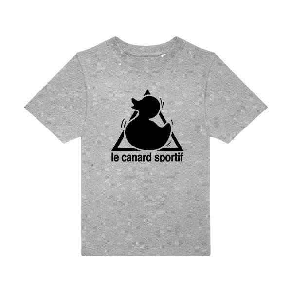 T-shirt original enfant Canard-Sportif couleur Sport Grey flex Noir