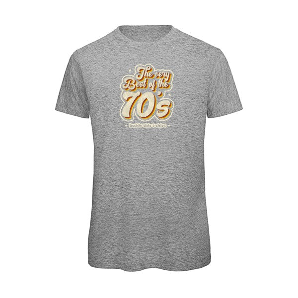 T-shirt humour original 70S T Shirt couleur Sport Grey