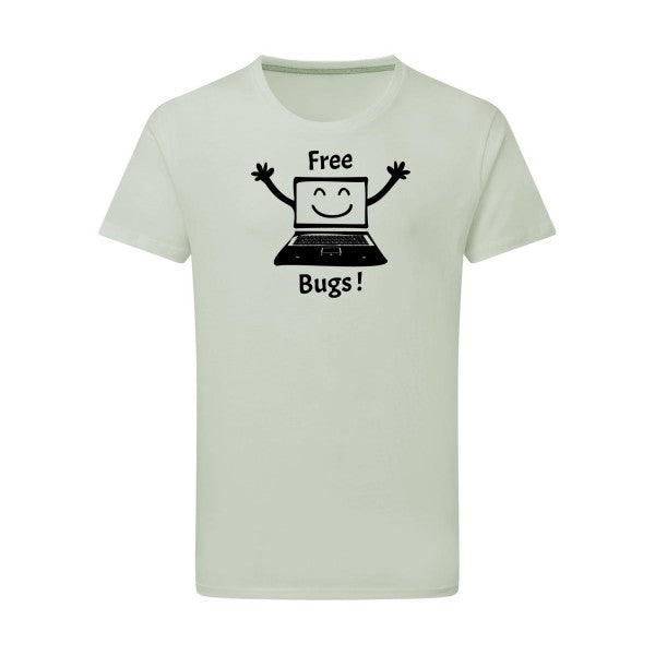 FREE BUGS ! - Flex noir Tshirt original Pastel Macchiato  2XL