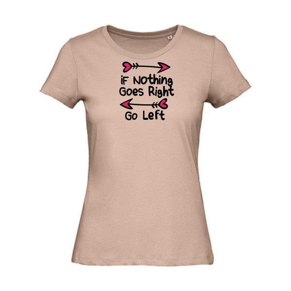 Go-right-- - t-shirt original femme Millennial Pink