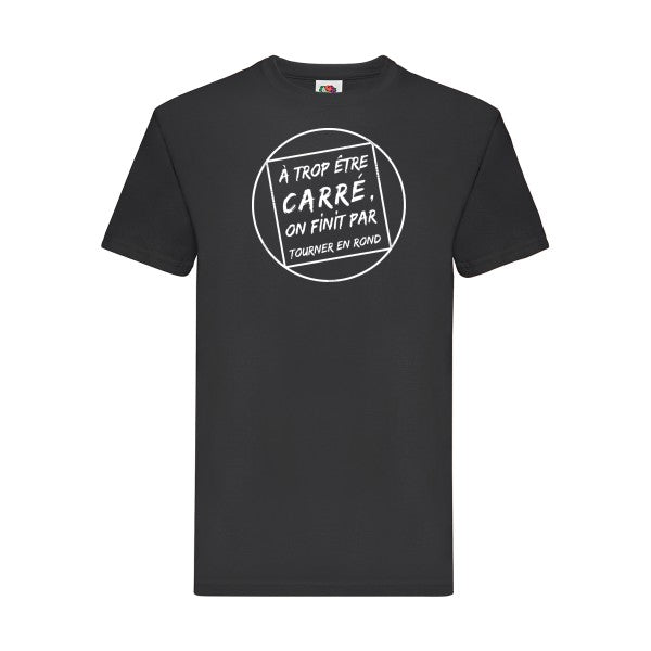 T-shirt|Cercle vicieux |Blanc |Fruit of the loom 205  G