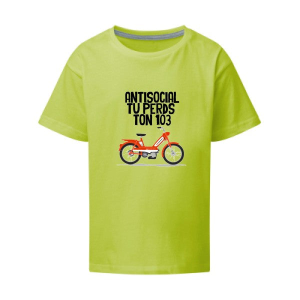 Antisocial SG - Kids T-shirt enfant Lime Taille 152 (11-12/2XL)