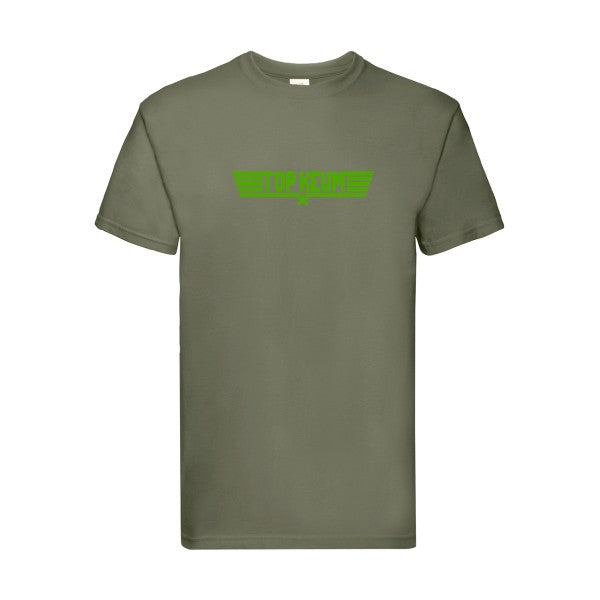 T-shirt|TOP KEUM |Vert pomme|Fruit of the loom 205  G