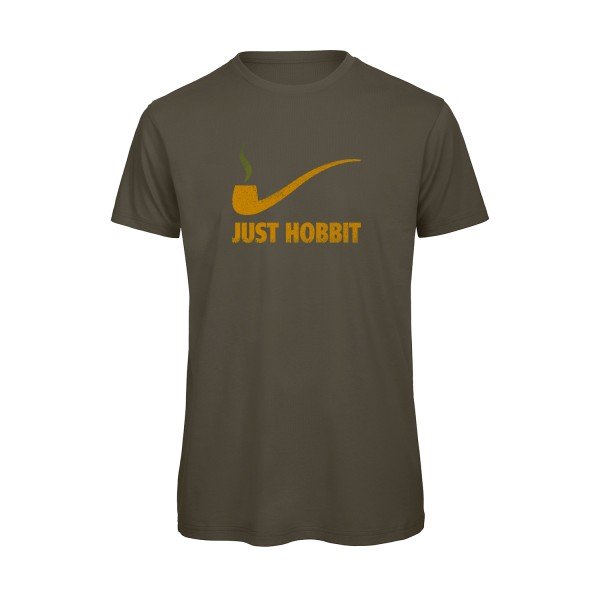T-shirt humour original Just Hobbit T Shirt couleur Khaki Green