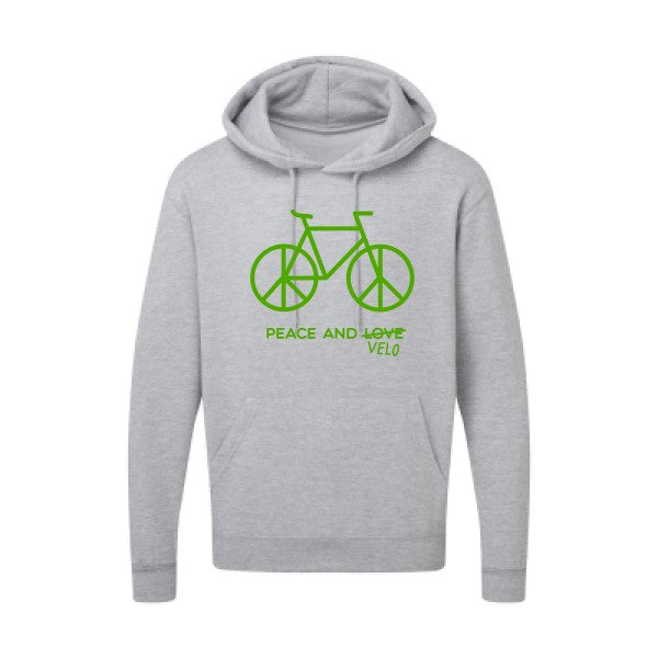 Peace and vélo Vert pomme SG - Hooded Sweatshirt Sweat capuche