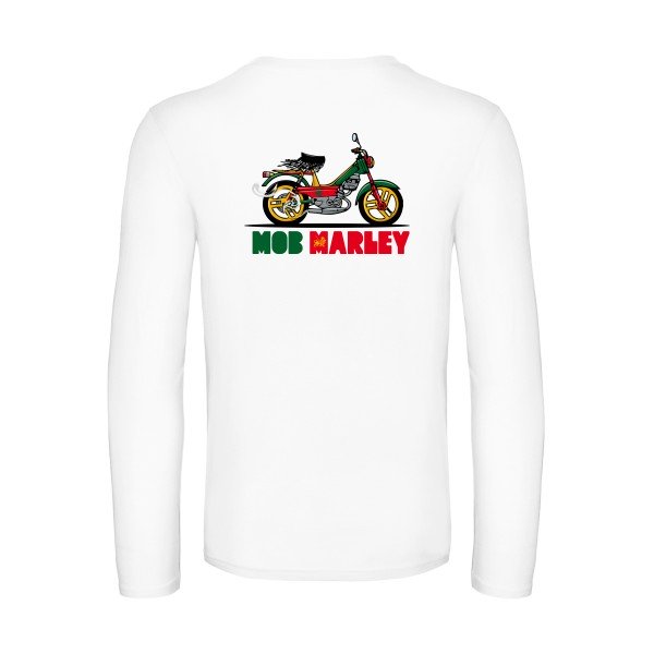 mob-marley-t-shirt-manches-longues-original-humour -White