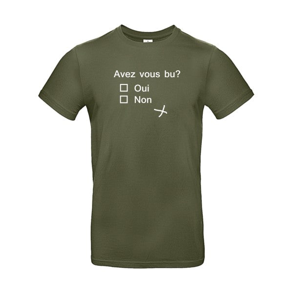 Avez vous bu ? B&C - E190 T-shirt|Urban Khaki||2XL