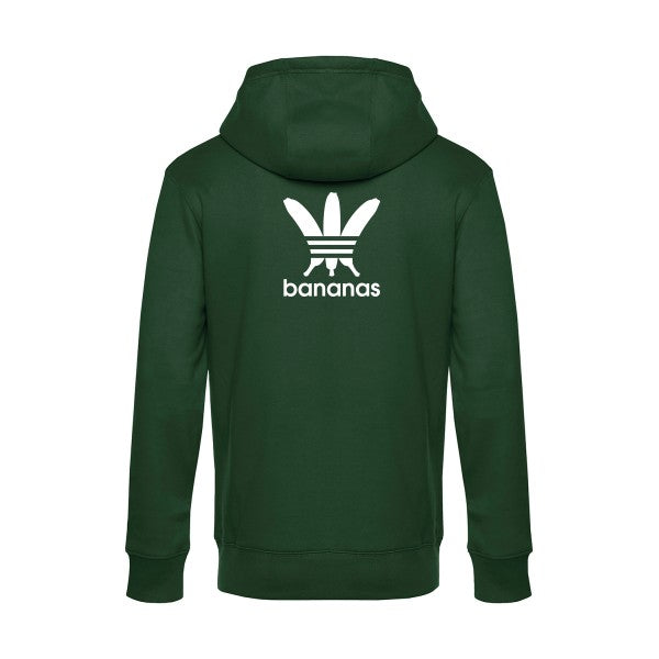 bananas sweat shirt original Bottle Green flex Blanc impression Dos