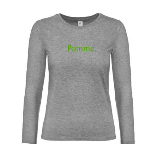 Damen-T-Shirt LSL Subliminale Werbung