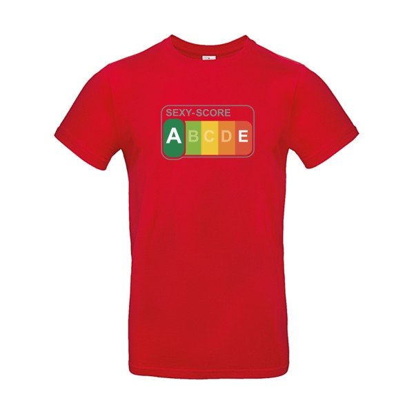 T-shirt humour original Sexy Score T Shirt couleur Red