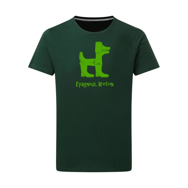 Epagneul breton vert pomme -Flex vert pomme sur T-shirt SG  Bottle Green  2XL