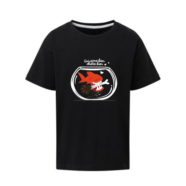 Qui aime bien châtie bien.. SG - Kids T-shirt enfant Dark Black Taille 152 (11-12/2XL)