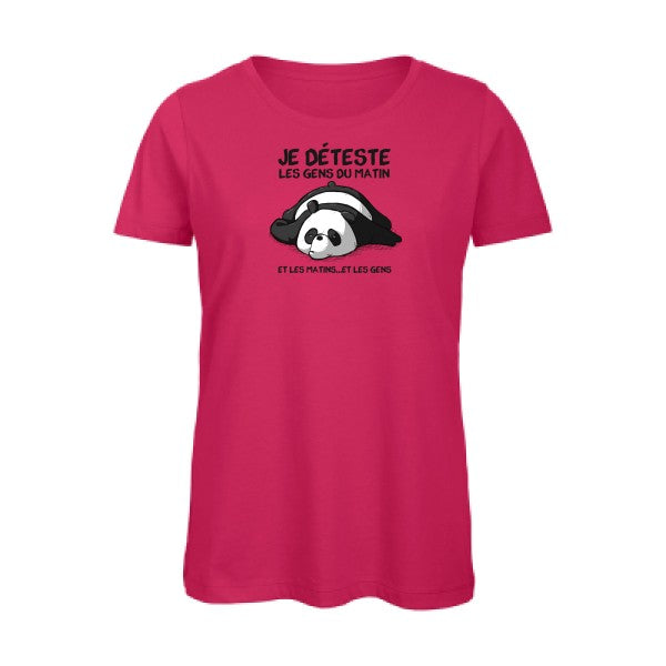 Pas-du-matin- - t-shirt original femme Fuchsia