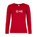 t-shirt lsl femme t-shirt-Bavarde Red flex Rose