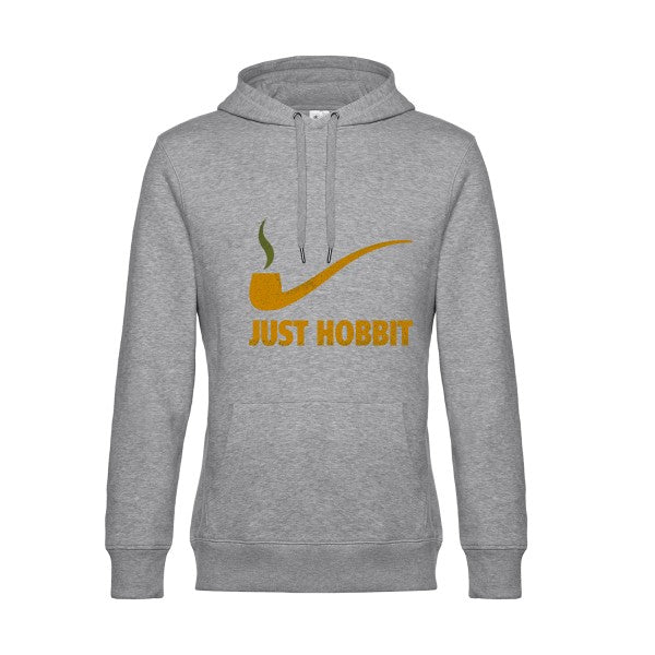 Just-Hobbit- Sweat à capuche original Heather Grey - RueDuTeeshirt