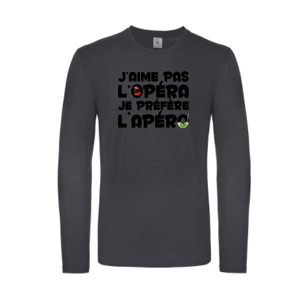 opérapéro B&C - E150 LSL T-shirt manches longues léger