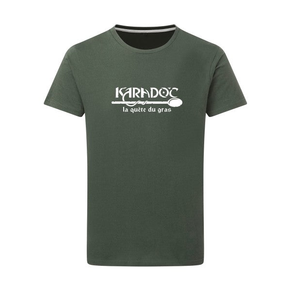 Karadoc Blanc -Flex Blanc sur T-shirt SG  Thyme  2XL