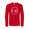 ca ne tourne pas rond  - t shirt- manches- longues- original- humour- Red impression Face
